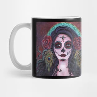 Day of the dead girl by Renee Lavoie Mug